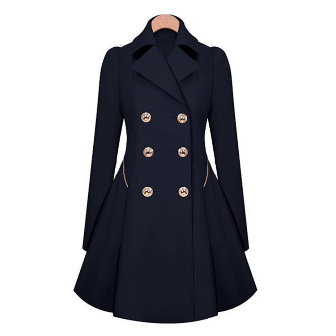 Manteau Femme Long Imperméable et Élégant