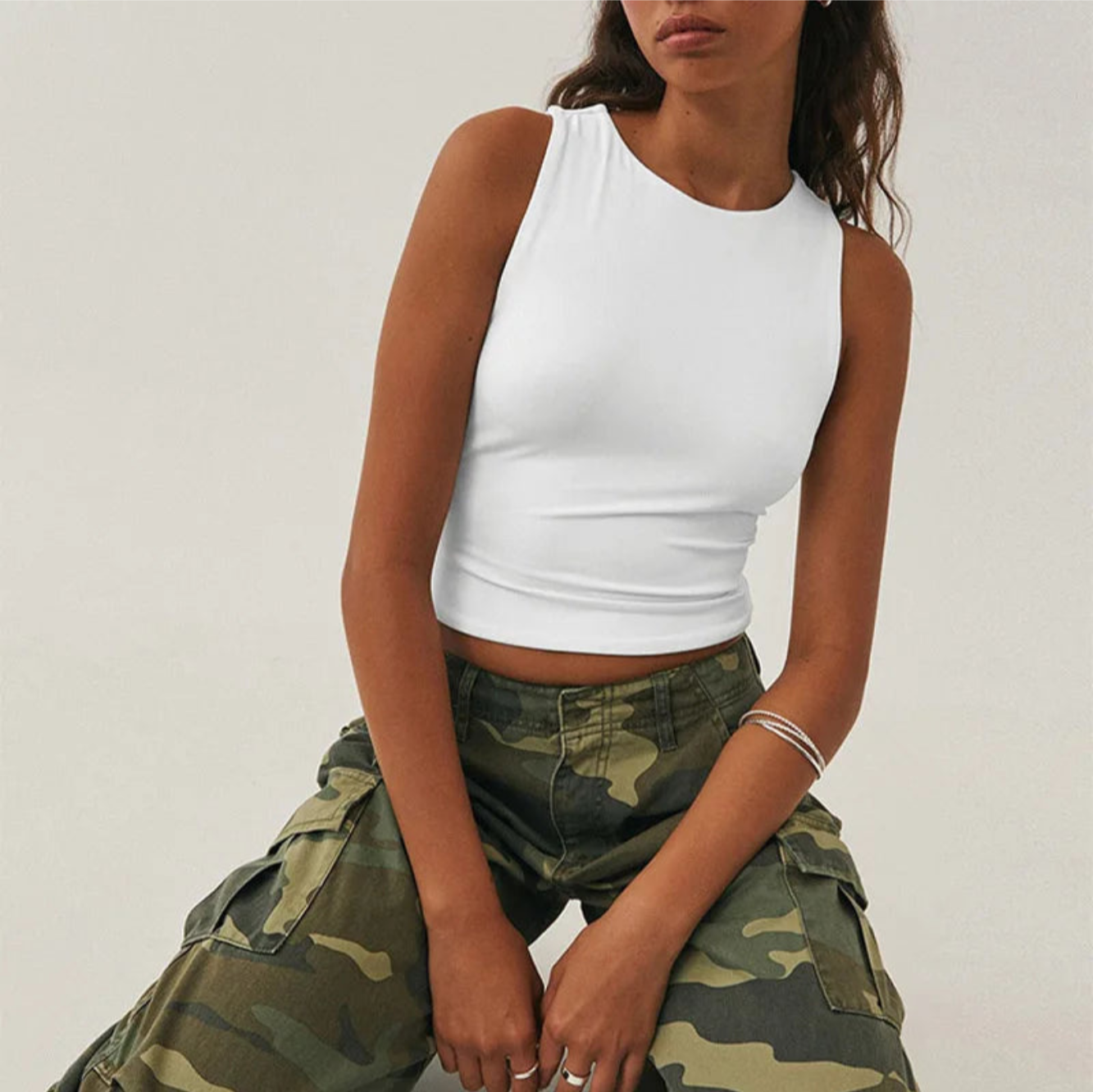 T-shirt Débardeur Femme Léger Été