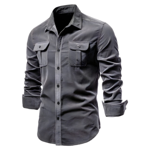 Chemise Homme Manches Longues Classique et Confortable