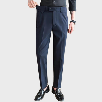 Pantalon Homme Slim Fit Noir Élégant