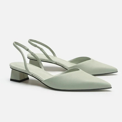 Sandales Féminines à Bout Pointu et Talon Plat - luxestyle