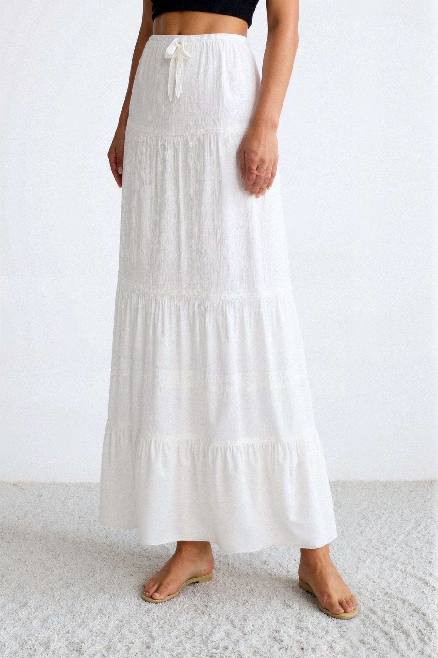 Robe Maxi Été Légère avec Bretelles Fines