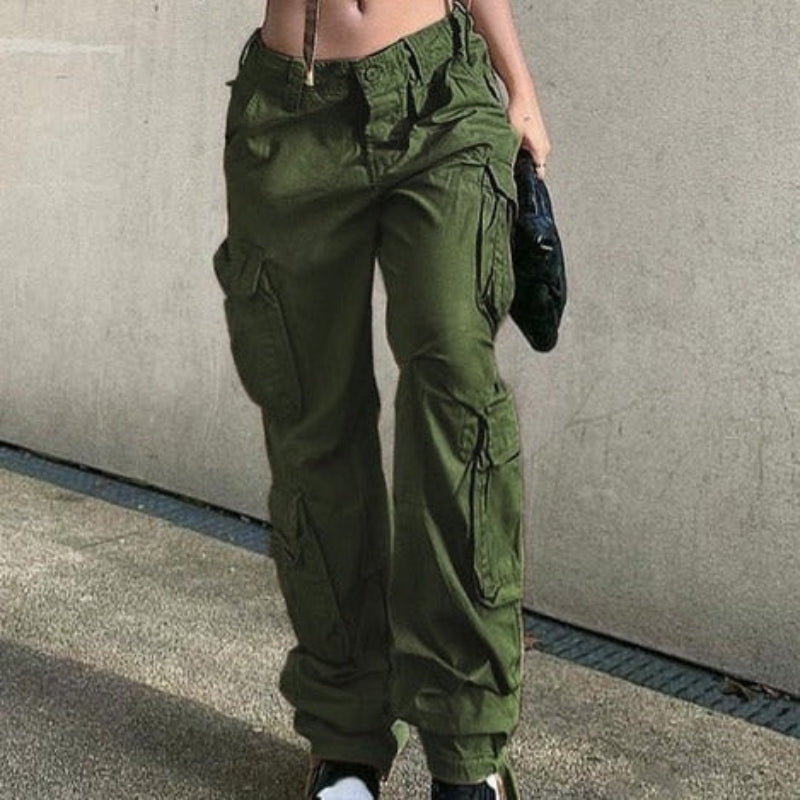 Pantalon Cargo Casual avec Poches Multi-Fonctions