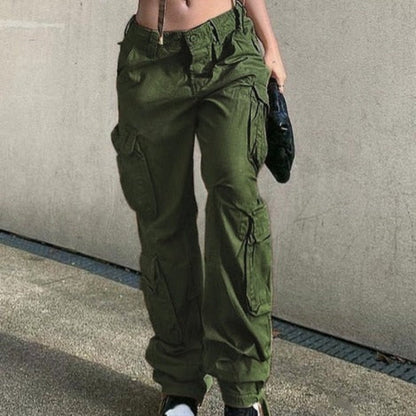 Pantalon Cargo Casual avec Poches Multi-Fonctions