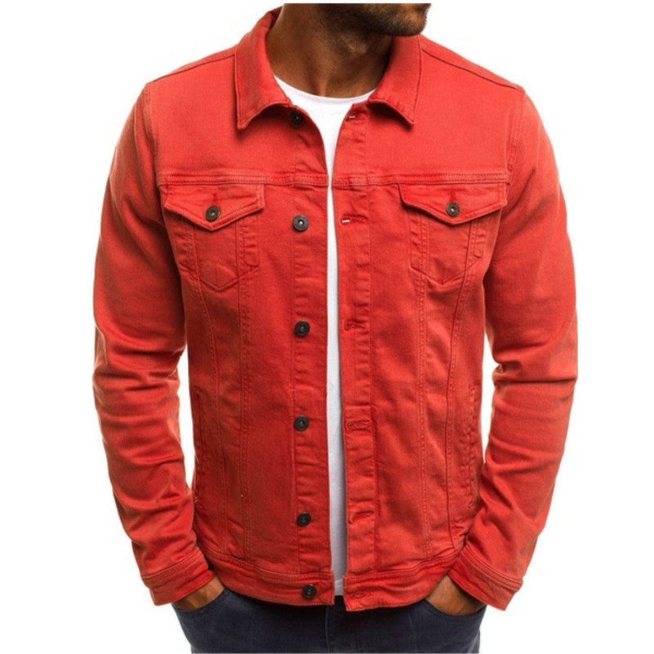 Veste Jean Décontractée pour Homme