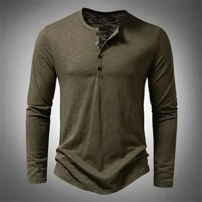 Chemise Homme Décontractée à Manches Longues