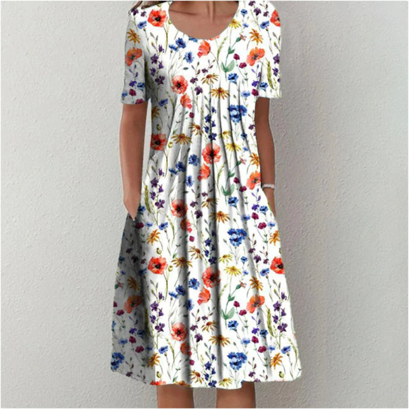 Robe Femme Élégante en Soie Douce pour Cocktail - PanierRoyale