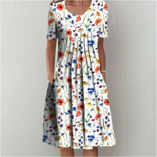 Robe Femme Élégante en Soie Douce pour Cocktail - PanierRoyale