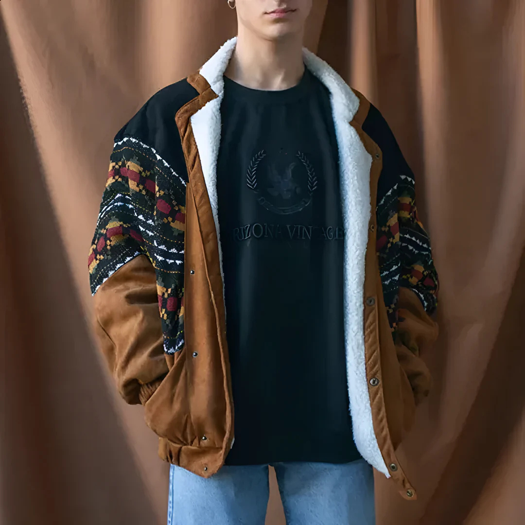Veste Hiver Homme Éclair Classique et Chaude - PanierRoyale