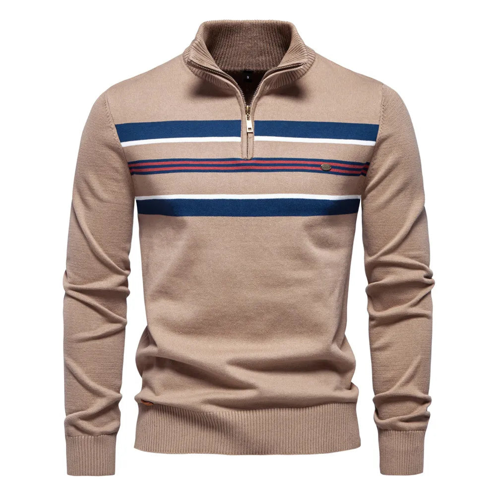Pull Homme Hiver Zippé et Douillet