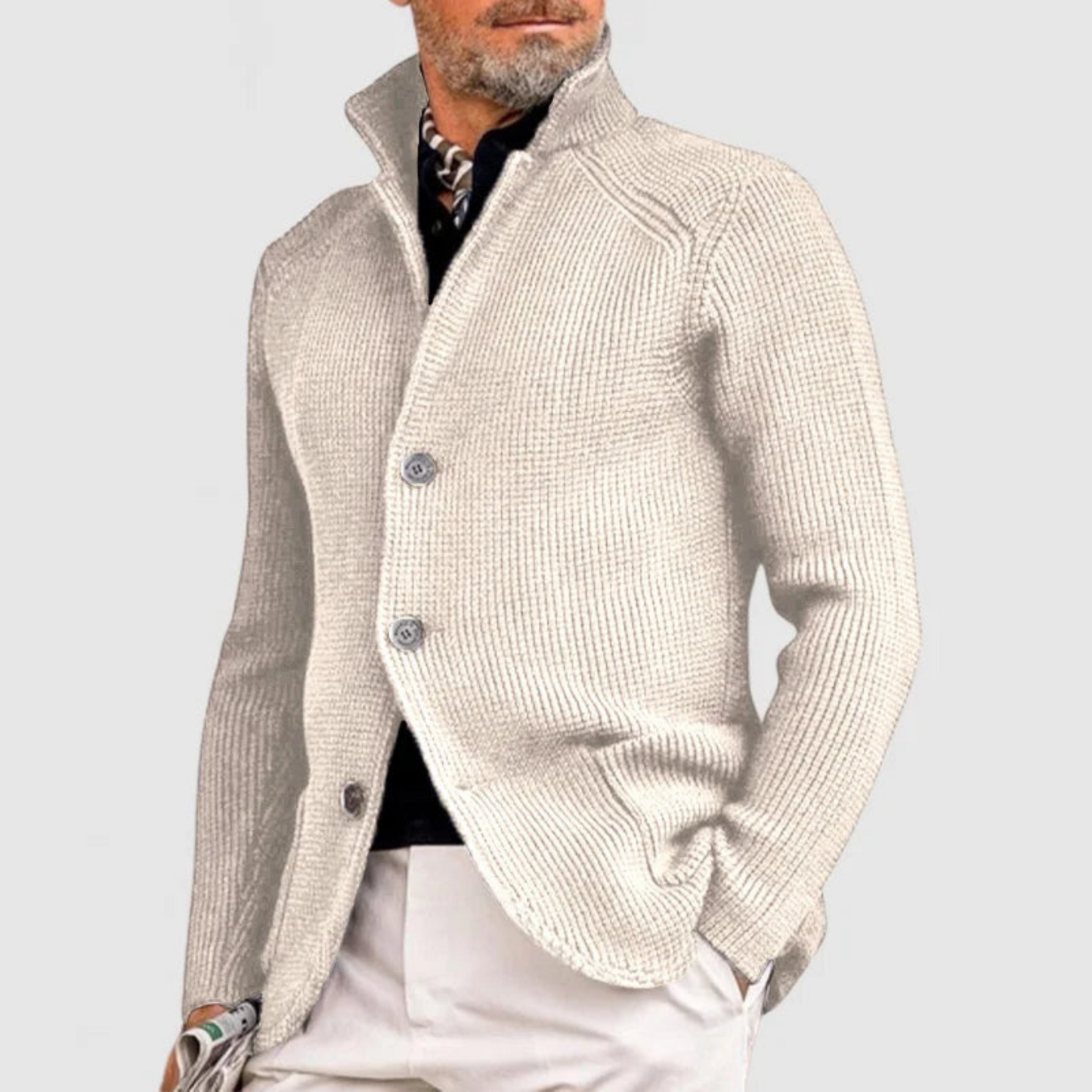Veste Homme Tricotée Confortable Polyvalente - luxestyle