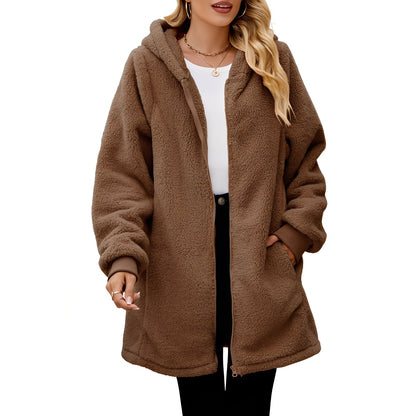 Veste Parka Femme imperméable avec Capuche pour Randonnée