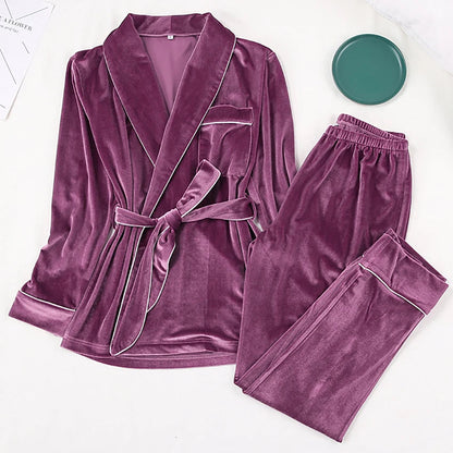 Pyjama Femme Hiver Doux et Chaud