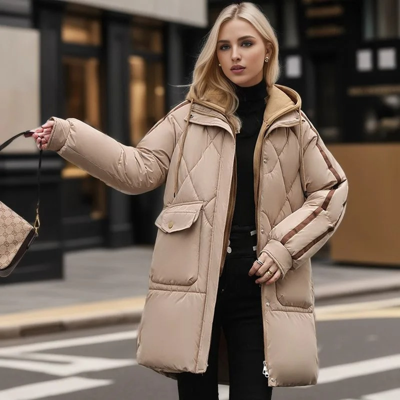 Manteau de Fourrure Élégant et Chaud