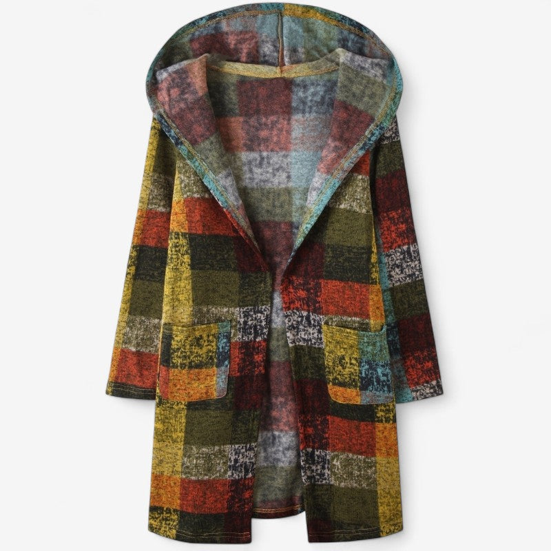 Manteau Parka Hiver avec Capuche et Poches Fonçées - PanierRoyale