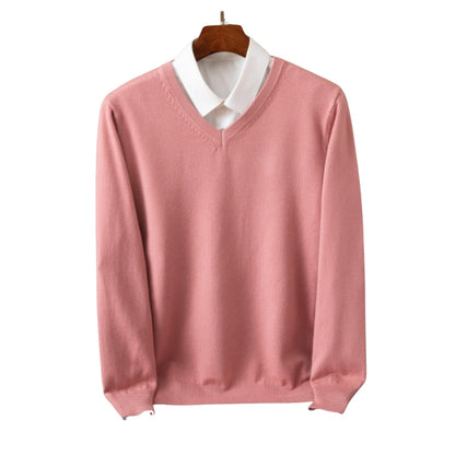 Pull Col V Grande Taille Manches Longues