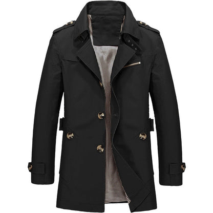 Trenchcoat Homme Classique et Élégant