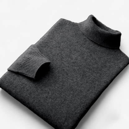 Pull Col Roulé Slim Fit Élégant pour Homme