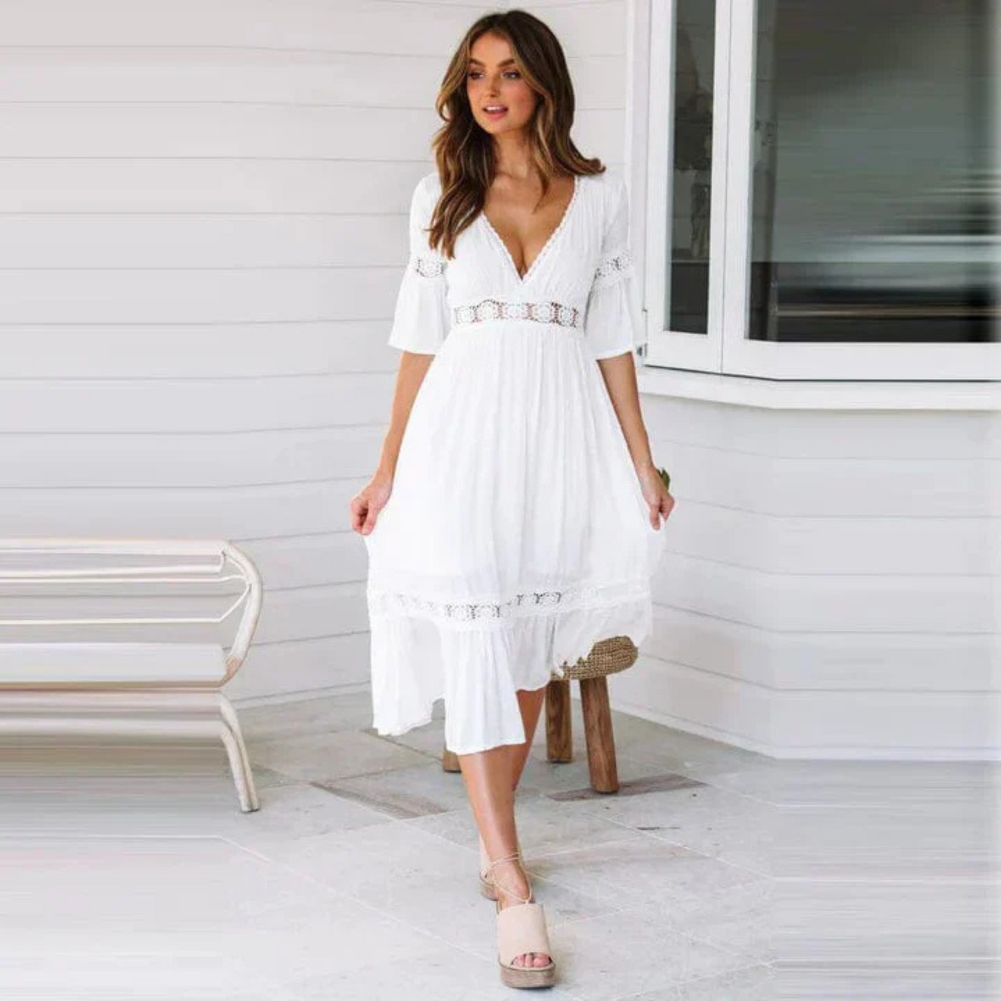 Robe Longue Femmes Élégante Soirée - PanierRoyale