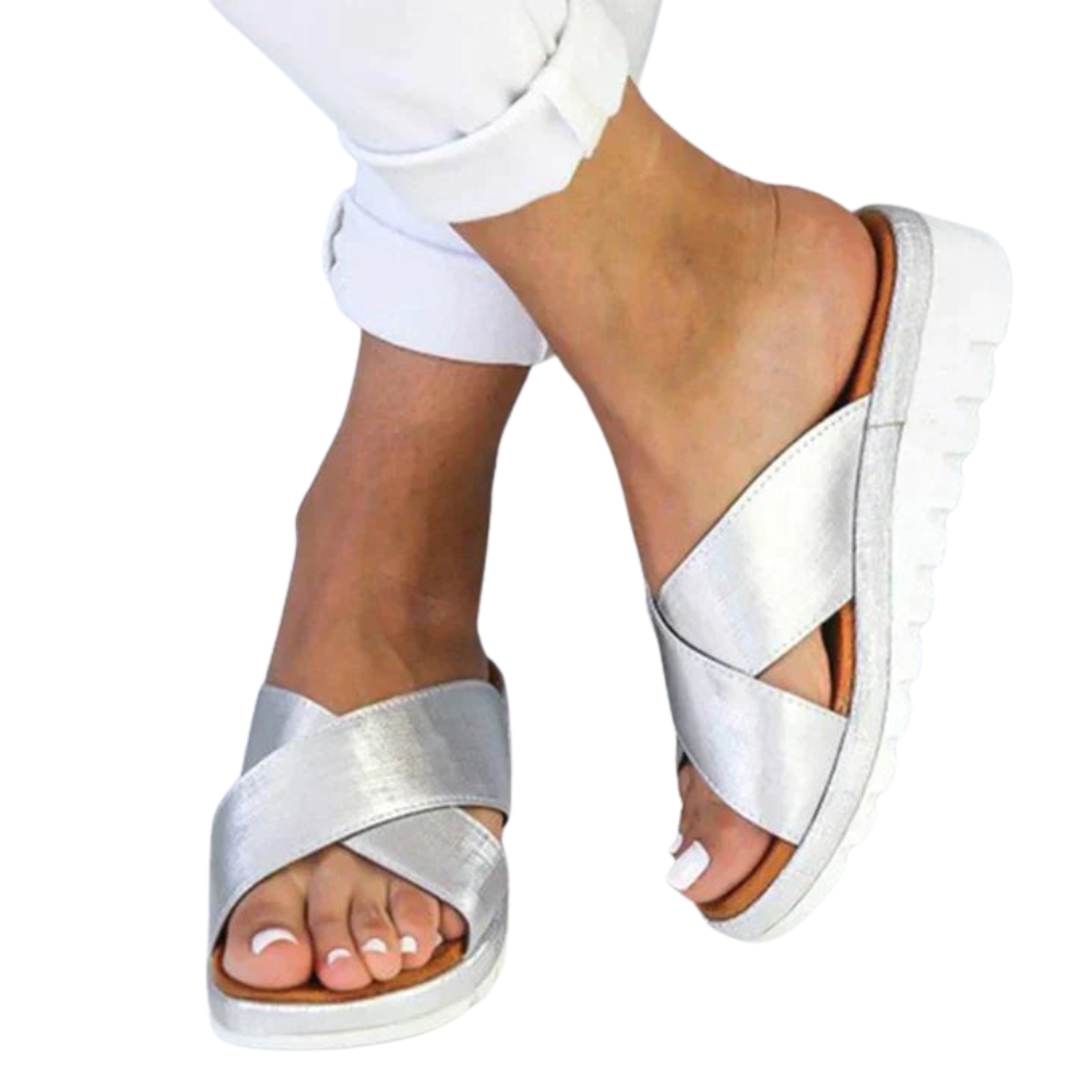Pantoufles Femmes Confortables à Bout Ouvert