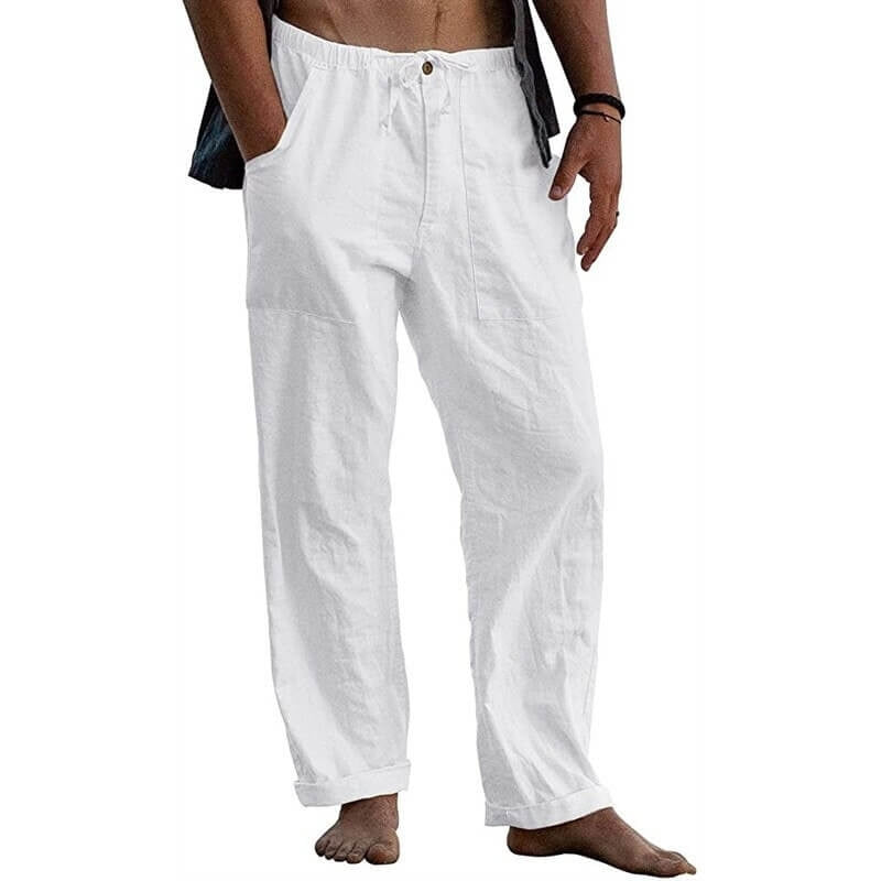 Pantalon de sport larges et confortables avec poches latérales