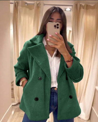Manteau Hiver Femme à Capuchon avec Fermeture Éclair Double