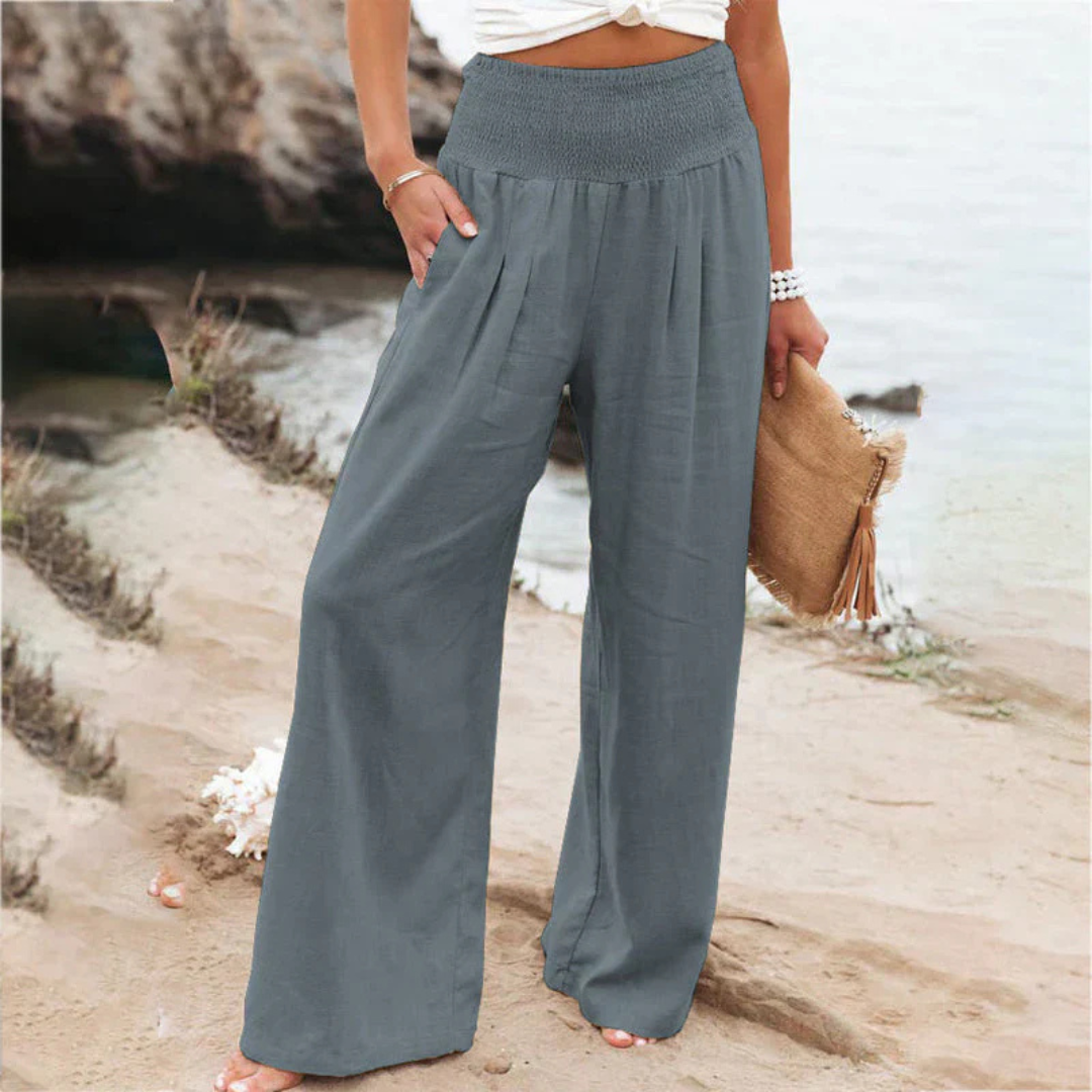 Pantalon Femme Décontracté Taille Élégante