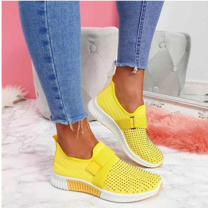 Baskets Femmes Mode à Lacets Élastiques