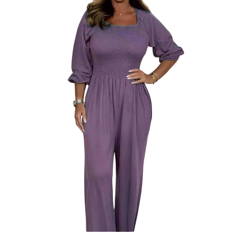 Robe Élégante Manches Longues Femme Chic