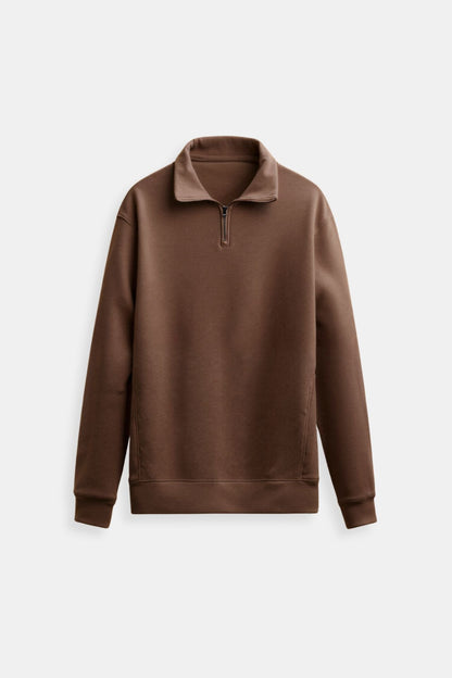 Pull Fleece Zippé Chaud et Élégant pour Homme