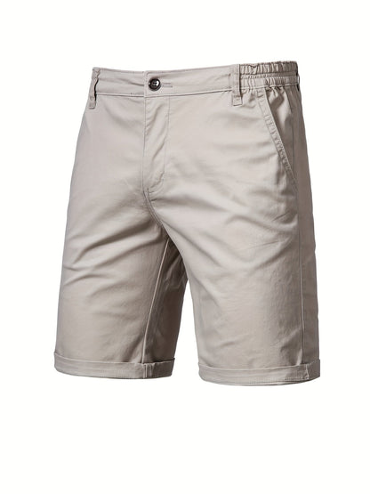 Short Homme Décontracté Gris Élastiqué