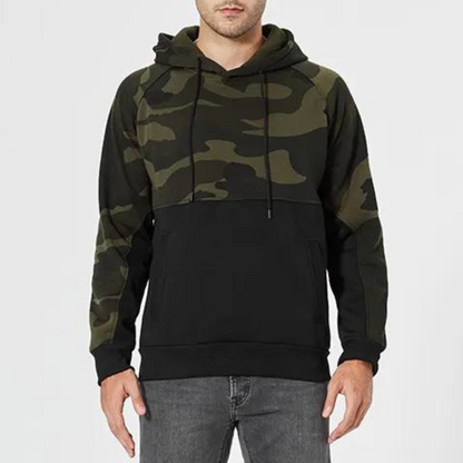 COSTAS - Sweat à Capuche Camouflage Décontracté pour Hommes