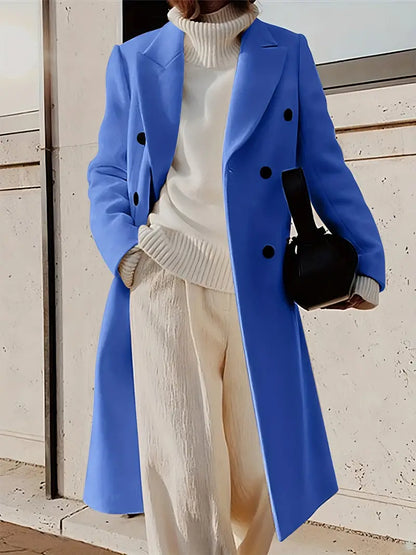 Manteau Femme Chic en Cachemire avec Capuchon