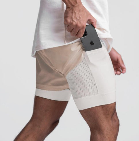 Short de Fitness Homme Confort et Élastique