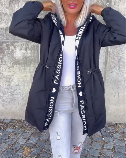 Trench-coat Femme Léger Coupe Ample Long à Capuche