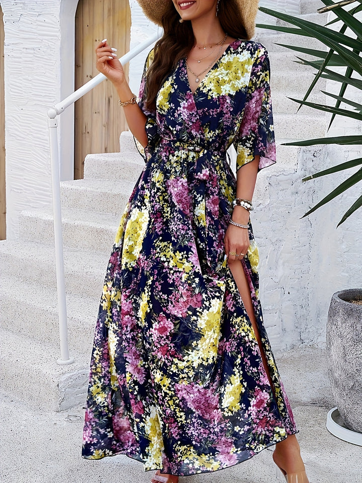 Robe Été Florale pour Femme : Idéale pour Soirée ou Fête d'Été