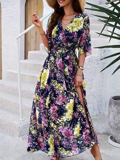 Robe Été Florale pour Femme : Idéale pour Soirée ou Fête d'Été