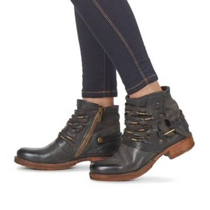 Bottines Femmes Décontractées à Boucle Latérale