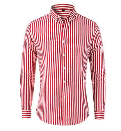 Chemise Homme Rayée Élégante et Moderne