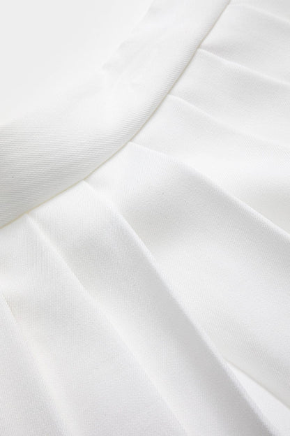 Top en Soie Plissée Élégant pour Femme