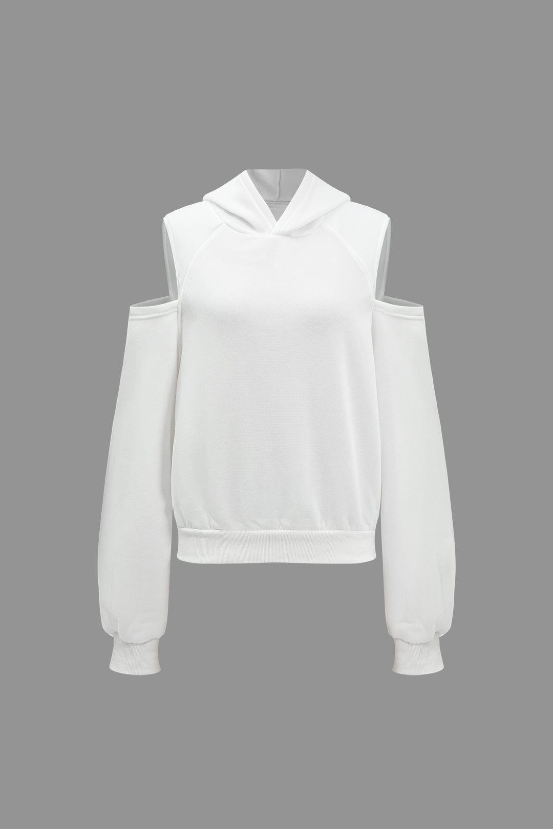 Sweat à Capuche Femme Décolleté Fashion