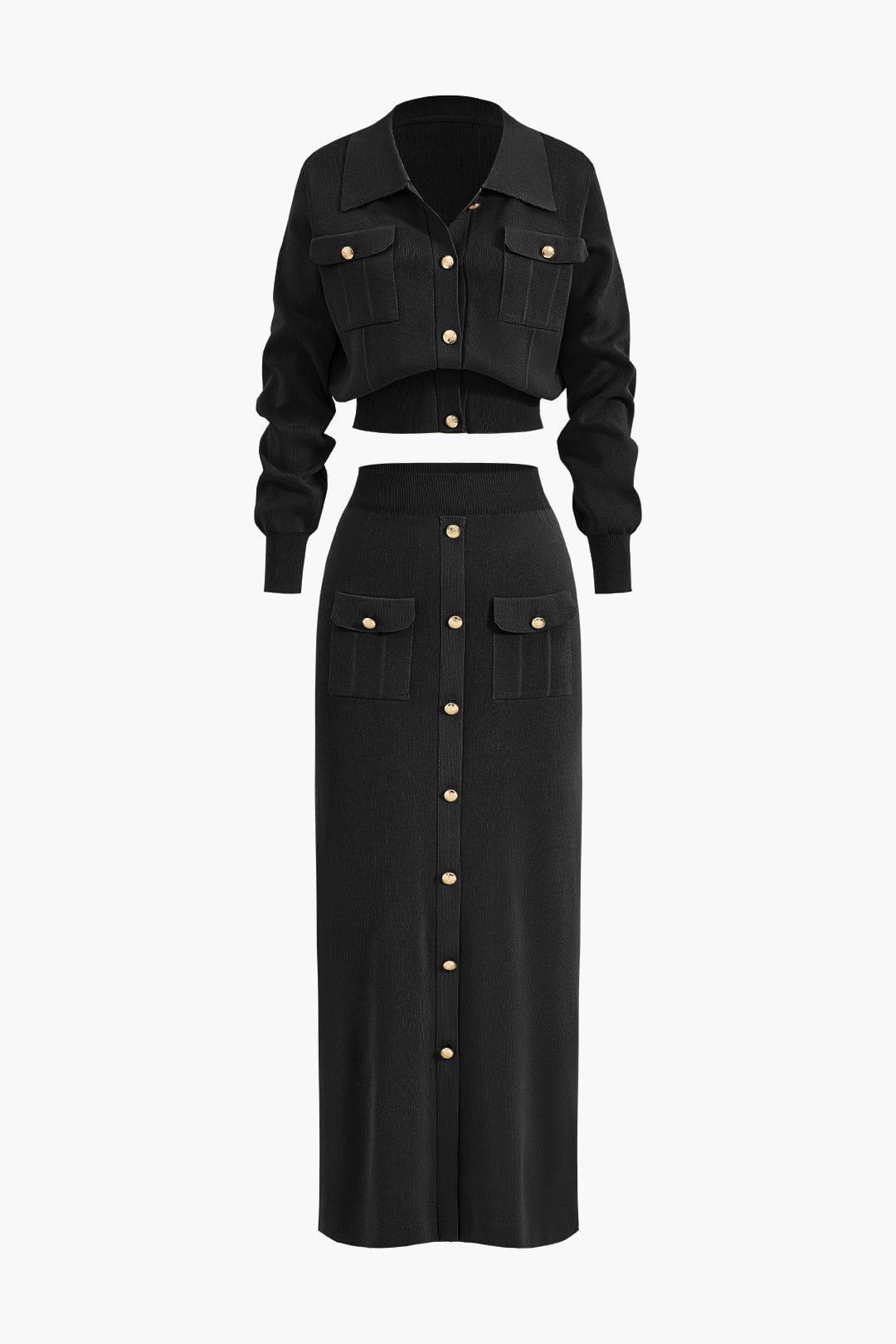 Costume Femme Blazer et Jupe Élégant