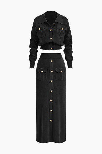 Costume Femme Blazer et Jupe Élégant