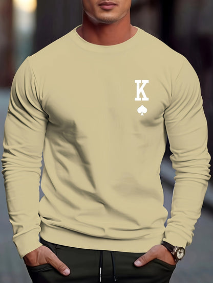Sweat Homme Carreaux Classique Manches Longues