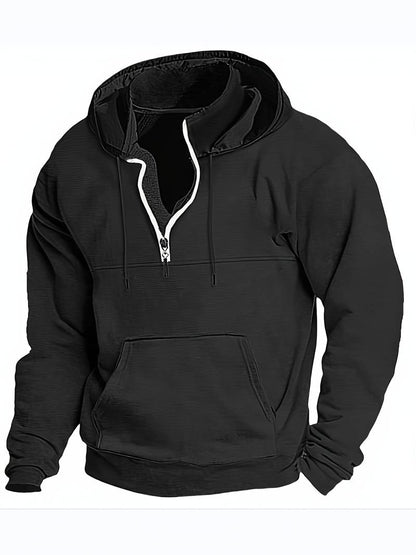 Sweat à capuche casual avec poches latérales