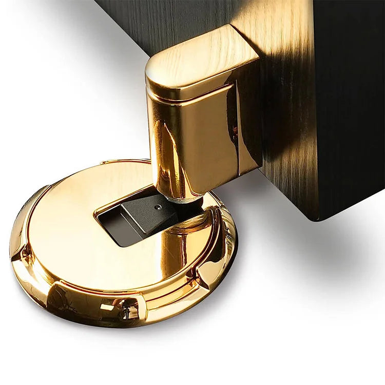 Stoppe-Porte Chromé Design et Robuste pour Intérieur Moderne - PanierRoyale