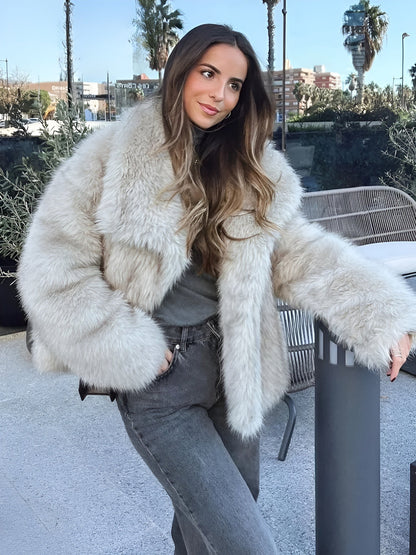 Veste en fausse fourrure douce et élégante - PanierRoyale