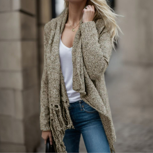 MIES - Cardigan à Franges pour Femmes