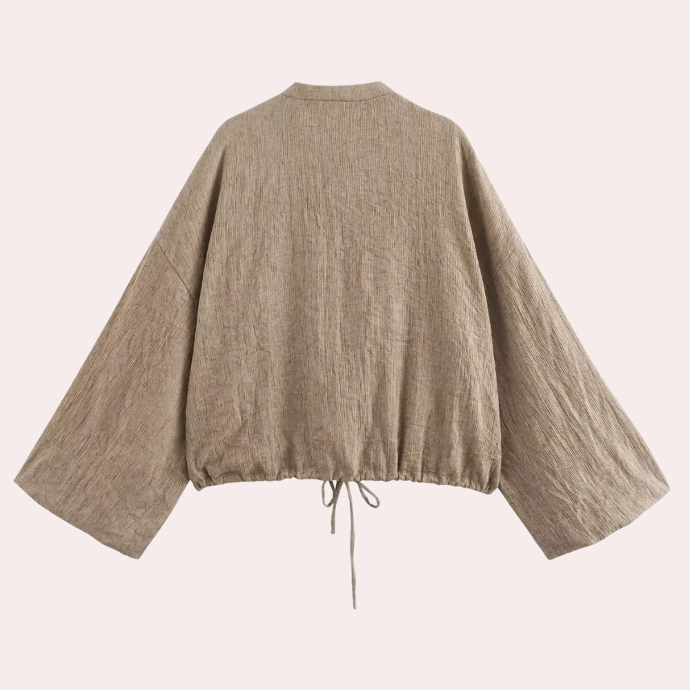 Cardigan Classique Beige - vue 4
