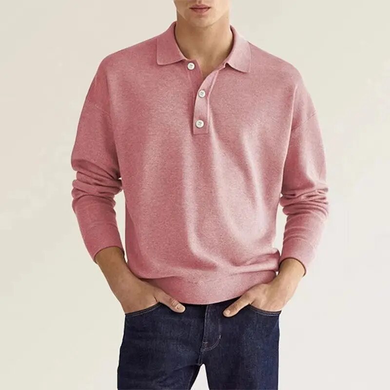 Chemise Polo Manches Longues pour Homme